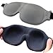 ComfyMed® Sleep Mask CM-EM17 - Best Night and Travel 3D Eye Mask for Men and Women (Gray)