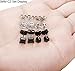 FIBO STTEL 4 Pairs Stainless Steel Stud Earrings for Men Women Cubic Zirconia Earrings,6MM
