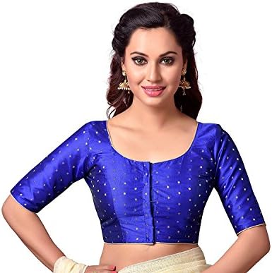 HIRAL DESIGNER Choli Top & Saree Blouse Readymade Indian Silk & All Sari Color Matching Blouse for Women Choli