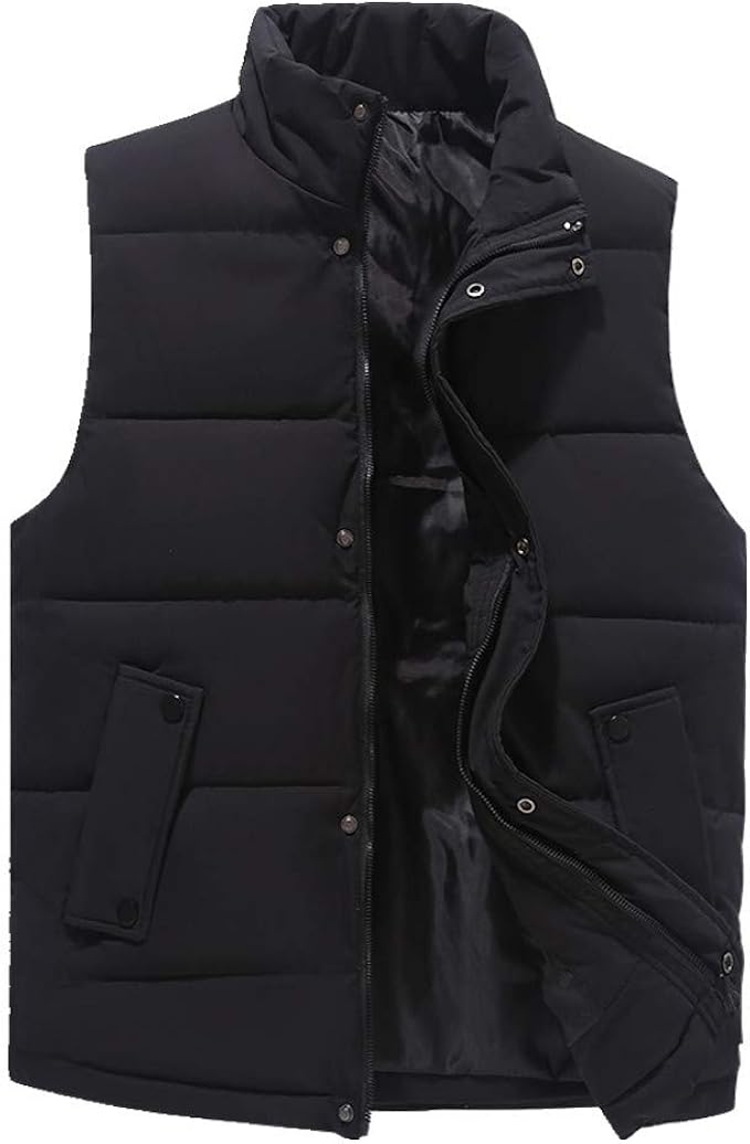 Ropa Drip Chaleco De Invierno Para Hombre Con Forro Polar Sin