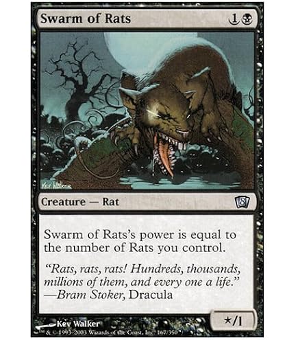 Amazon.com: Magic The Gathering - Bog Rats - Fifth Edition