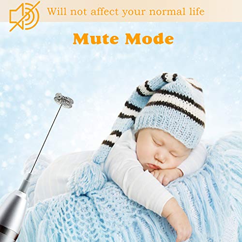 image for AVANDE 2018 Best Durable 19000 RPM Milk Frother, Handheld Electric Cof