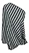 Wearable Infinity Nursing Cover for Breast-Feeding Moms by Tykes & Tails - Black & Gray Stripe Pattern. Multi-Use as Scarf, Burp Cloth, Changing Pad, or Blanket