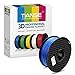 TIANSE PLA 3D Printer Filament, 1.75mm Diameter Tolerance +/- 0.03 mm, 2.2lb Spool, Blue