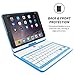 iPad Mini 1 / 2 / 3 360 Rotatable Keyboard Case, Snugg - Ultra Slim Keyboard Cover Case with Bluetooth Connectivity (Blue) For Apple iPad Mini 1 / 2 / 3 Retina