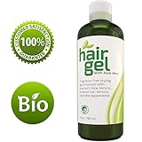 Sexy Hair Gel A Natural Hair Styling Texturizer for Straight Wavy or Curly Hair with Light Hold That Is Infused With Antioxidant Aloe Vera Extract Alcohol Free Sulfate Free For Women & Men By Honeydew