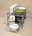 Seville Classics UltraZinc 2-Tier Pull-Out Sliding Basket Cabinet Organizer