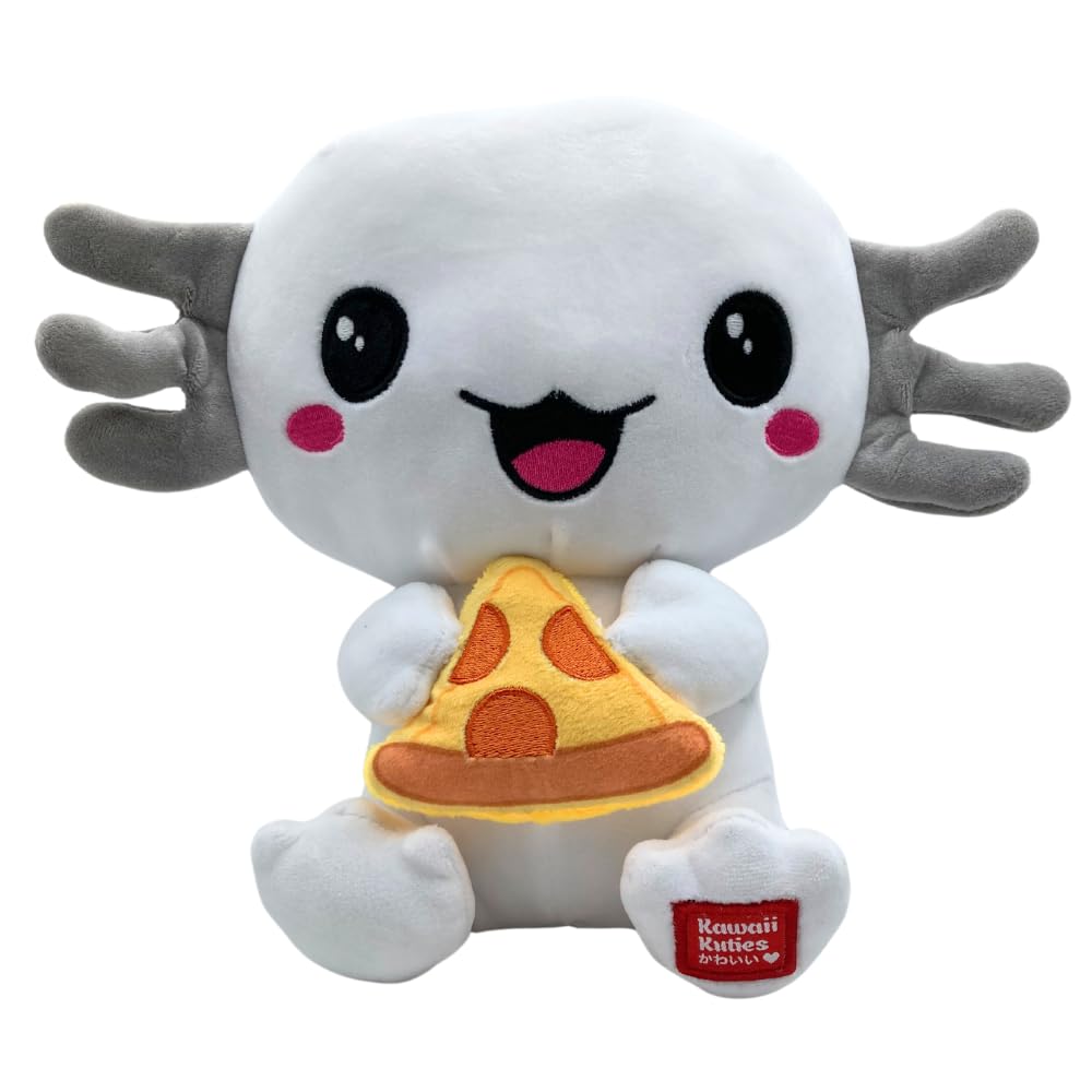 UKToyworld Snaxolotl Plush Kawaii Kuties plush 10 Inch White Axolotl Plush Toy โ image 1