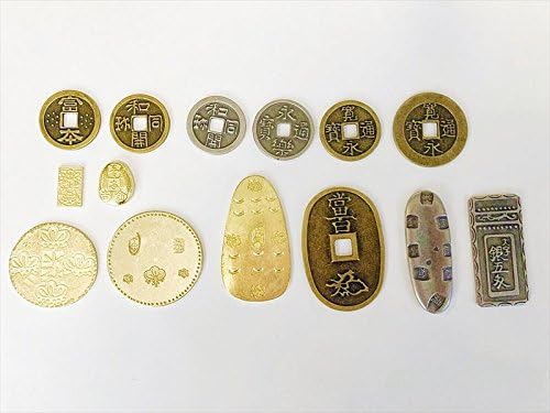Amazon Co Jp 古銭 レプリカ 11種セット 富本銭 和同開珎 永楽通宝 寛永通宝一文銭 慶長丁銀 など 金運アップ 風水 お守り 子供 勉強 おうち時間 ホビー
