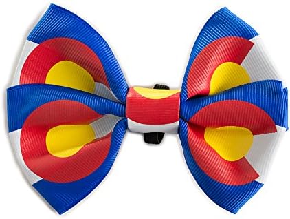 Colorado Flag Dog Bowtie