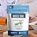 Muscle Soak Bath Salt 32 Ounces Epsom Salt with Natural Peppermint and Eucalyptus Essential Oils Plus Vitamin C in BPA Free Pouch with Easy Press-Lock Seal