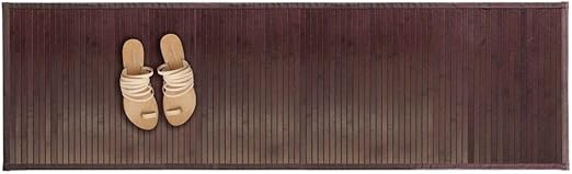 Amazon Com Mdesign Water Resistant Bamboo Floor Mat For Bathroom