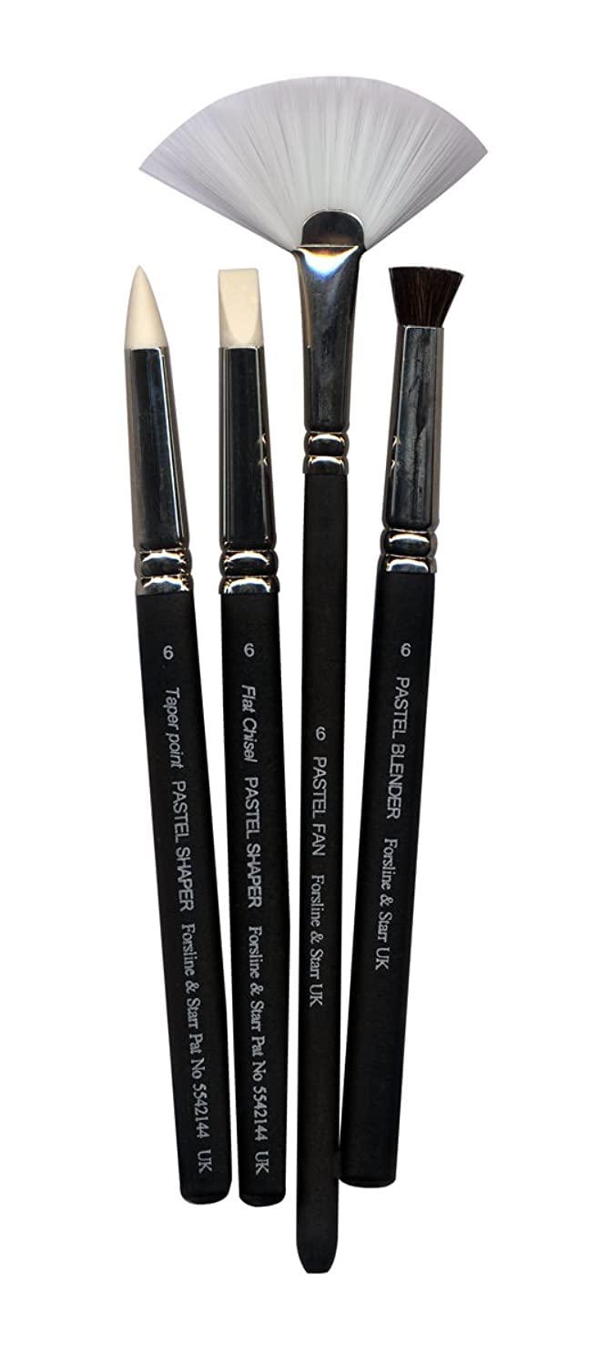 Colour Shaper Soft Ivory Tip Pastel Blending Set - Wallet of 4 (Size 6)