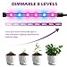 Grow Light, Auto ON & OFF Every Day with Two-way Timer 24W Dual Head Growing Lamp for Indoor Plants, High Power LED, 8 Dimmable Levels, 4/8/12H Memory Timing for Hydroponics Greenhouse Gardening