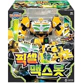 RaoNEE Pixel MAXBOT Miniforce Transform Toys Car Robot Korean Animation 2025 ver(Yellow 맥스봇)