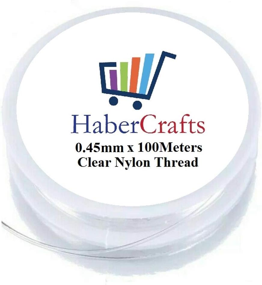 Clear Nylon Thread Strong Invisible Monofilament Wire Non Stretch