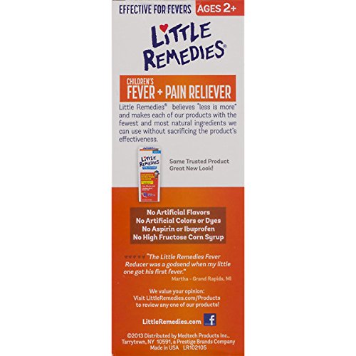 Little Remedies Fever Pain Reliever for Children, 3 Count - Thumbnail 5