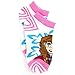 Frozen Anna Elsa Olaf Girls 6 pack Socks (4-6, Olaf Teal No Show)