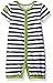 Burt's Bees Baby Baby Boys' Organic Snap Front Shortall, Onyx, 6-9 Months
