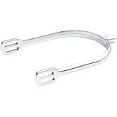 HORZE Flat End Spurs Set
