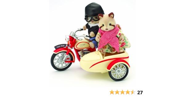 sylvanian families motorcycle and sidecar