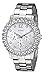 GUESS Women's U0335L1 Silver-Tone Multi-Function Watch with Genuine Crystal Accents
