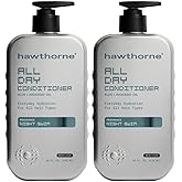 Hawthorne All Day Men's Conditioner. Sulfate Free, Paraben Free Conditioner With Argan Oil & Coconut Oil. For Stronger, Healthier Hair. Night Swim Cologne Scent. 16 fl. oz. 2-Pack.