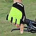 Trideer Ultralight Cycling Gloves (Half Finger) – Breathable Lycra & Anti-Slip Shock - Absorbing Silica Gel Grip, Mountain Road Bike Gloves Men/Women