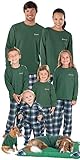 PajamaGram Flannel Tartan Plaid Matching Family Pajama Set