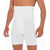 TOPELLER Men Tummy Control Shorts High Waist Slimming Compression Underwear Body Shaper Belly Girdle Boxer Briefs