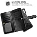 Vofolen 2-in-1 Case for iPhone 11 Pro Max Case Wallet Card Holder Slot Detachable Hybrid Protective Slim Hard Shell Magnetic PU Leather Folio Pocket Flip Cover for iPhone 11 Pro Max 6.5in (Black)
