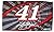 Kurt Busch #41 3x5 SIGNATURE Flag w/grommets RR Outdoor House Banner Nascar Racing