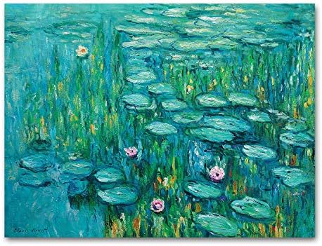 Tamatina Claude Monet Canvas Painting - Nymphéas - 1915 - Impression Art - Home Décor - Paintings for Living Room - Paintings for Bedroom - Famous Artist Paintings