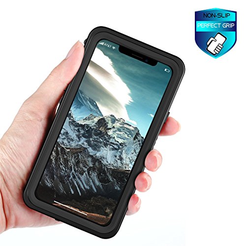 image for SNOWFOX iPhone X Waterproof Case, Shockproof Dirtproof Snowproof IP68 