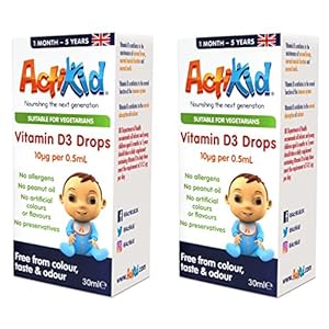 2X ActiKid Vitamin D3 Drops 30ml Deal of The Day