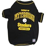 Pets First NFL Pittsburgh Steelers T-Shirt, Small
