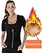 DoLoveY Neoprene Slimming Vest with Sleeves Exercise Workout Waist Trainer Corset Top Sauna Sweat Suits Hot Body Shapers for Weight Loss