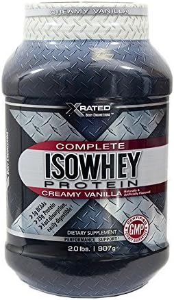 Xrated Body Engineering Complete IsoWhey Protein - Vanilla (2 lbs) by Xrated Body Engineering