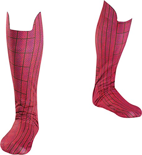 Morris Costumes Men's SPIDER-MAN MOVIE ADULT FOOT CO, Red/Blue, 4-6