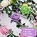 12 Pack Party Favors for Kids Adults, 6 LED Flower Headbands for Women 6 Glow Sticks Bracelet Christmas Glow in The Dark Party Supplies Led Flower Crowns Glow Party Accessories Light Up Toys Bulk