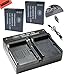 BM 2 Pack of DMW-BCM13E Batteries and Dual Battery Charger for Panasonic Lumix DC-TS7,DMC-FT5A, LZ40, TS5, TS6, TZ37, TZ40, TZ41, TZ55, TZ60, ZS27, ZS30, DMC-ZS35, DMC-ZS40, DMC-ZS45, DMC-ZS50 Camera