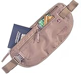 Tarriss RFID Blocking Money Belt - Waist Stash - Passport Holder - Lifetime Warranty