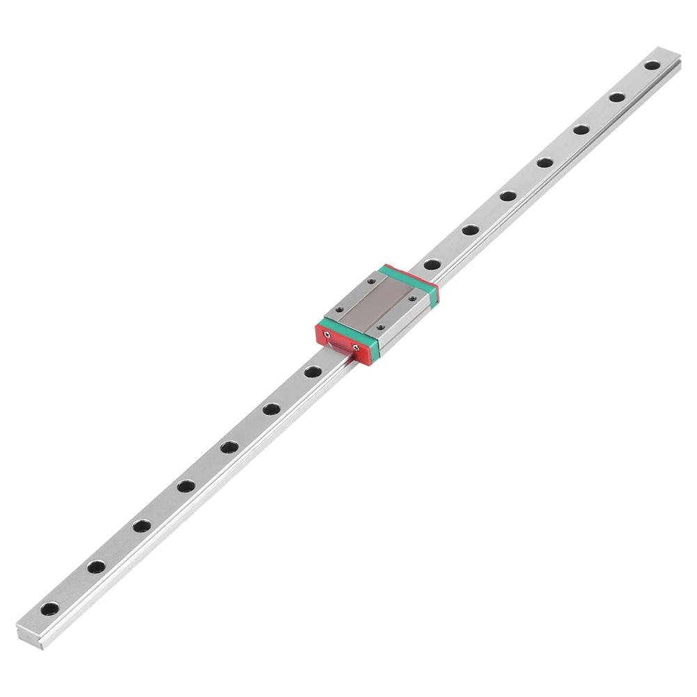 Mini Linear Guide Rail - High Accuracy Linear Rail Guide with Professional Technical Rail and Sliding Block for CNC Machines (400mm)