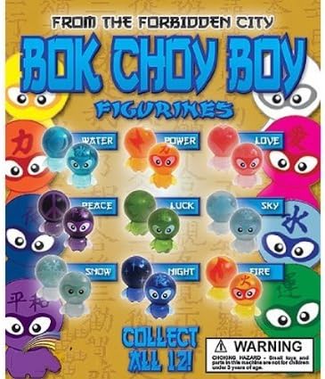 Bok Choy Boy 2 Set Combo - Series 1 and Series 2 - Lot of 24 Figures Total - Both entire Collections, 2 Complete Sets