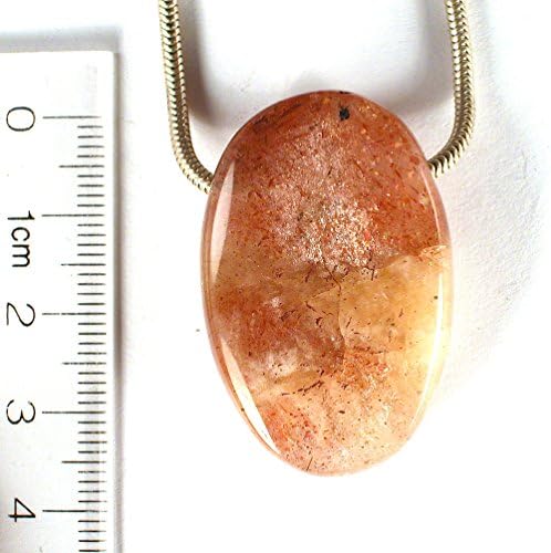 DVH 83.50ct Tanzanian Sunstone Sparkly Oval Focal Bead 38x25x12 (7401)