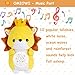 Baby Gifts/Baby White Noise Machine & Night Light Projector for Baby Sleep/Comfortable Lion-Shaped Animal Plush Toy & Soother/Decor for Crib, Bassinet, Nursery
