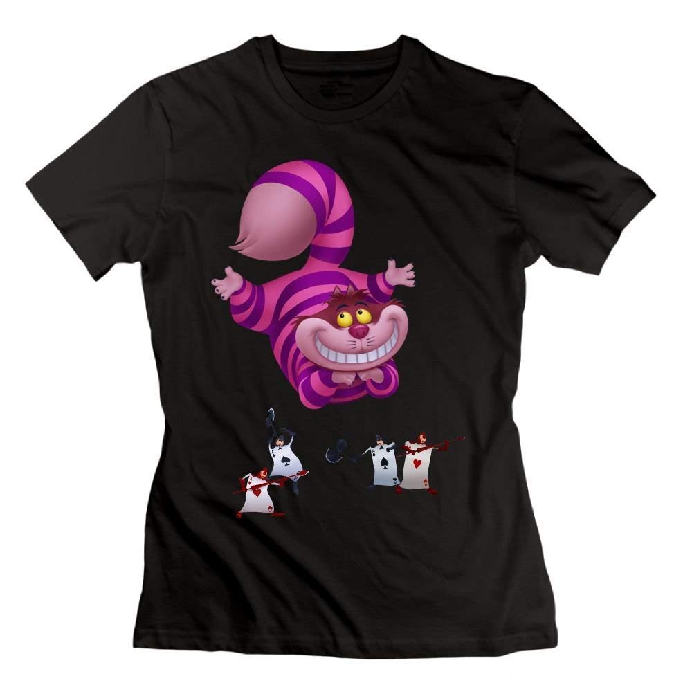 Junccj Fashion Alice In Wonderland Cheshire Cat T Shirts 9934 Seknovelty