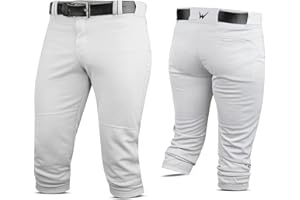 WEARCOG Men's Baseball Knicker Pant | Adult Knicker Semi-Relaxed Fit Baseball Pants