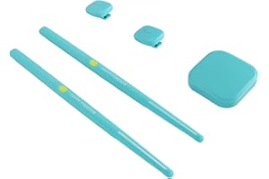 Luqeeg Virtual Electric Air Drum Set with Drumsticks Pedals, Portable Electronic Drum Kit for Beginners, Drumming Experience,