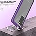 RedPepper Designed for Galaxy S20 Ultra Case,Rugged Heavy Duty Armor Cover Without Built-in Screen Protector Shockproof Case for Samsung Galaxy 20 Ultra 5G 6.9 inch (Purple/Clear)